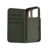 Moshi Overture MagSafe - Skórzane etui 3w1 z klapką iPhone 17 Pro (Moss Green)