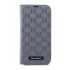 Karl Lagerfeld Booktype Saffiano Monogram - Etui iPhone 14 Pro Max (Srebrny)