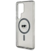 Karl Lagerfeld Button Karl Head Printed Logo MagSafe - Etui Samsung Galaxy S25 Ultra (czarny)