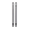 Moshi iGlaze Luxe - Etui z aluminiową ramką iPhone 6s Plus / iPhone 6 Plus (Titanium Grey)