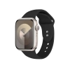 Crong Liquid - Pasek do Apple Watch 42/44/45/49 mm (czarny)