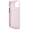 Karl Lagerfeld Silicone Shadow Metal Initial MagSafe - Etui do iPhone 15 (różowy)