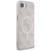 Guess 4G Ring Classic Logo MagSafe - Etui do iPhone 16e (różowy)