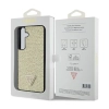 Guess Rhinestone Triangle - Etui Samsung Galaxy S24 (złoty)