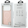 Karl Lagerfeld IML Karl RSG Logo MagSafe - Etui iPhone 17 Pro Max (różowy)