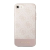 Guess 4G Bottom Stripe Collection - Etui iPhone iPhone SE (2022/2020) / 8 / 7  (różowy)