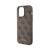 Guess 4G Metal Gold Logo - Etui iPhone 15 Pro Max (brązowy)