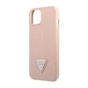 Guess Saffiano Triangle Logo Case - Etui iPhone 14 Plus (różowy)
