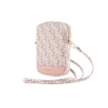 Guess Zip GCube Bottom Stripe - Torebka na telefon (różowy)