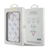 Guess 4G Triangle Metal Logo - Etui iPhone 15 (biały)