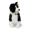 Rappa - Pluszowa realistyczna maskotka Pies Border Collie siedzący 40 cm Eco-Friendly