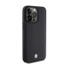 BMW Leather Diamond Pattern - Etui iPhone 15 Pro Max (czarny)