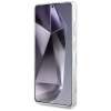 Guess Glitter Flowers Triangle Buttons MagSafe - Etui do Samsung Galaxy S25 Ultra (biały)