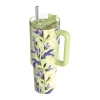 Quokka Stream - Kubek termiczny ze stali nierdzewnej 1200 ml ze słomką (Matcha)