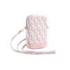 Guess Zip GCube Bottom Stripe - Torebka na telefon (różowy)