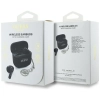 Guess Glossy Effect Printed Classic Logo & Charm - Słuchawki Bluetooth TWS + etui ładujące (czarny)