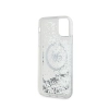 Karl Lagerfeld Liquid Glitter Choupette Head MagSafe - Etui iPhone 11 (przezroczysty)