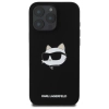 Karl Lagerfeld Silicone Choupette Head Print MagSafe - Etui iPhone 16 Pro (czarny)