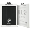 Karl Lagerfeld Book Cover Saffiano Magnetic Karl & Choupette - Etui iPad Air 11” M3 (2025) / iPad Air 11” M2 (2024) (czarny)