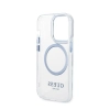 Guess Metal Outline Magsafe - Etui iPhone 14 Pro (przezroczysty / niebieski)