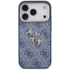 Guess 4G Big 4G Classic Logo - Etui iPhone 17 Pro (niebieski / złoty)