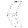 Spigen Ultra Hybrid Pro Mag MagSafe - Etui do Samsung Galaxy Z Flip 7 (Clear/White)