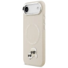 Karl Lagerfeld Karl & Choupette Pins MagSafe - Etui iPhone Air (beżowy)
