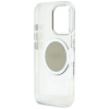 Guess IML Metal Colored Circle Classic Logo MagSafe - Etui do iPhone 16 Pro Max (szary)