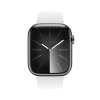 Crong Liquid - Pasek do Apple Watch 42/44/45/49 mm (biały)