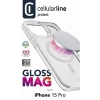 Cellularline Gloss Mag - Etui iPhone 15 Pro MagSafe (przezroczysty)
