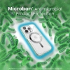 Speck Gemshell Grip + MagSafe - Etui do iPhone 15 Pro (Clear / Chrome Finish)
