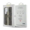 Guess IML 4G Gold Stripe - Etui Samsung Galaxy S24 Ultra (brązowy)