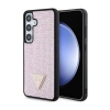 Guess Rhinestone Triangle - Etui Samsung Galaxy S24 (różowy)