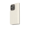 Moshi Overture MagSafe - Skórzane etui 3w1 z klapką iPhone 15 Pro (Eggnog White)