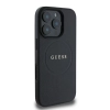 Guess Grained Ring MagSafe - Etui iPhone 16 Pro Max (czarny)