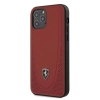 FERRARI Off Track Perforated - Etui iPhone 12 / iPhone 12 Pro (czerwony)