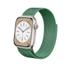 Crong Milano Steel - Pasek ze stali nierdzewnej do Apple Watch 42/44/45/49 mm (zielony)