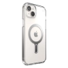 Speck Presidio Perfect-Clear ClickLock & Magsafe - Etui iPhone 15 Plus / iPhone 14 Plus (Clear / Chrome Finish / Serene Silver)