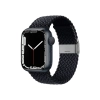 Crong Wave Band - Pleciony pasek do Apple Watch 42/44/45/49 mm (grafitowy)