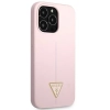 Guess Silicone Triangle Logo - Etui iPhone 13 Pro Max (liliowy)