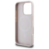 Guess Saffiano Peony Classic Logo MagSafe - Etui iPhone 16 Pro Max (różowy)
