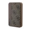 Guess 4G Leather Metal Logo - Power Bank 5000 mAh 15W (brązowy)