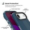 Speck Presidio2 Grip MagSafe - Etui iPhone Air (Deep Sea / Silver Metallic / Spell Blue)
