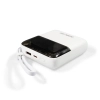 WEKOME WP-309 Vanguard Series - Power bank 10000 mAh Super Charging z wbudowanym kablem USB-C & Lightning PD 20W + QC 22.5W (Biały / Przezroczysty)