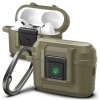 Spigen Lock Fit - Pancerne etui do Apple AirPods Pro 1 / 2 (Vintage Khaki)
