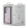 Guess Rhinestone Triangle - Etui Samsung Galaxy S24 (różowy)