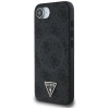 Guess 4G Ring Triangle Logo MagSafe - Etui do iPhone 16e (czarny)