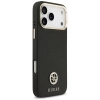 Guess Grained Strass Logo MagSafe - Etui iPhone 17 Pro Max (czarny)