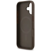 Guess 4G Circle Classic Logo MagSafe - Etui iPhone 17 (brązowy)