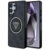 Guess 4G Glitter Triangle Buttons MagSafe - Etui do Samsung Galaxy S25 Ultra (czarny)